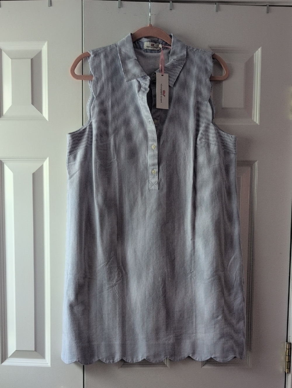 Vineyard Vines Scalloped Margo Shirt Dress